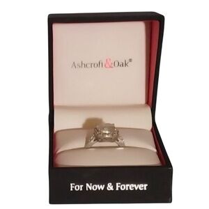 Cubic Zirconia Princess Cut Ring